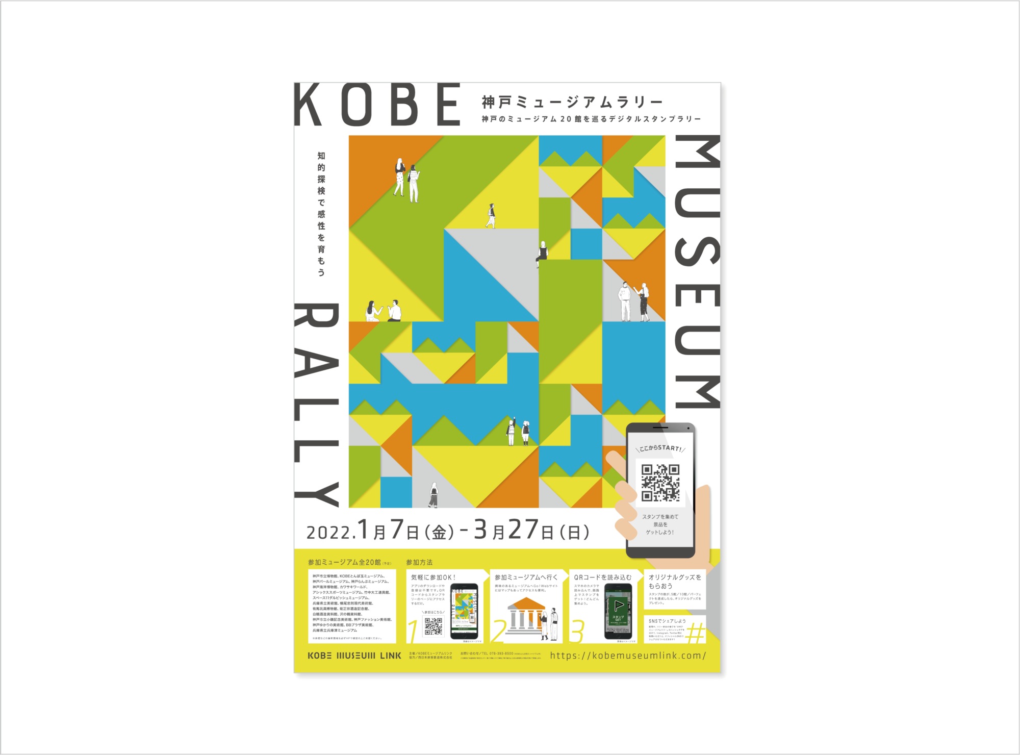 神戸ミュージアムラリー | KOBE DESIGN CENTER（株式会社神戸デザインセンター）｜グラフィック・WEBデザイン・コミュニティデザイン